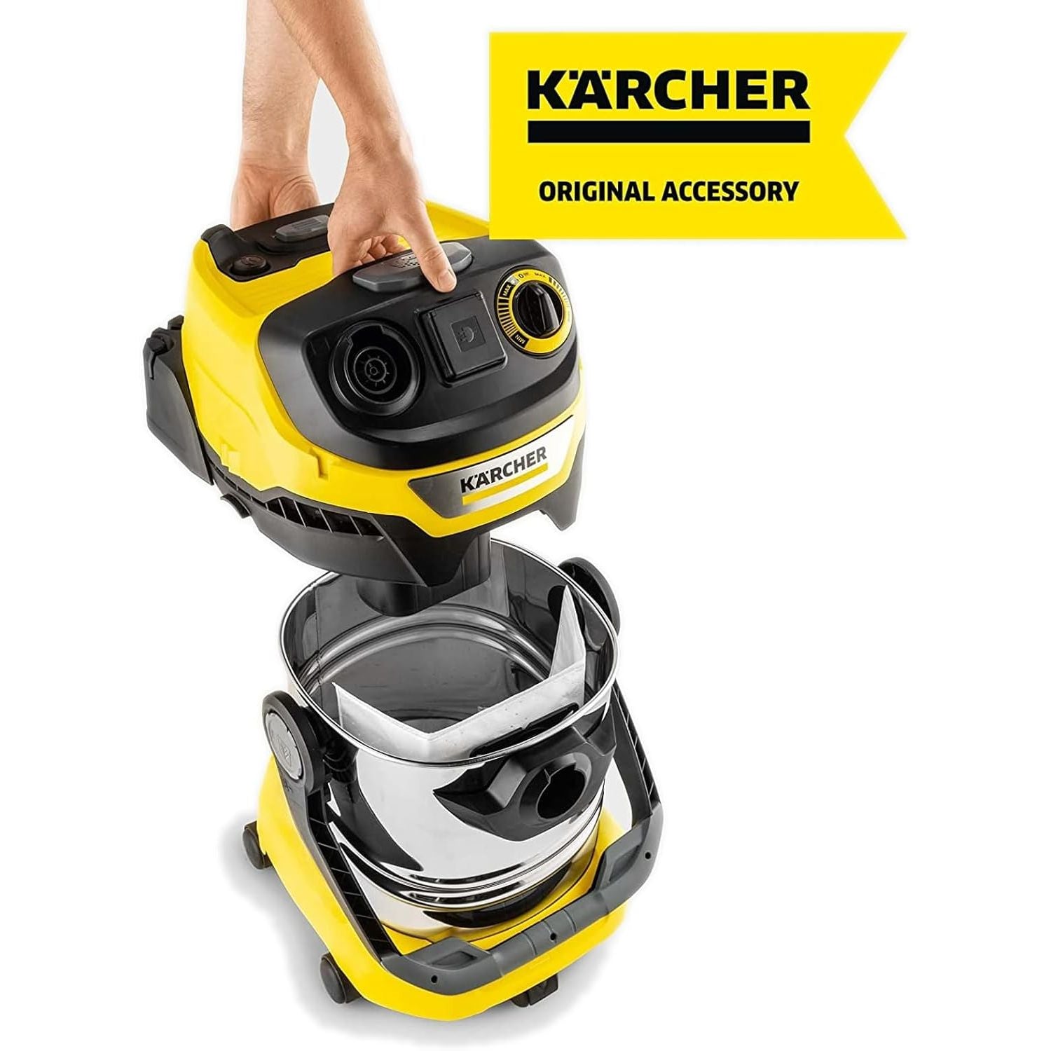 Buy KARCHER,ärcher 28630060 Bag in Fleece Filter for Vacuum Cleaners WD 4/5/6 – Set of 4 Pieces - Gadcet UK | UK | London | Scotland | Wales| Near Me | Cheap | Pay In 3 | Vaccum cleaner bag